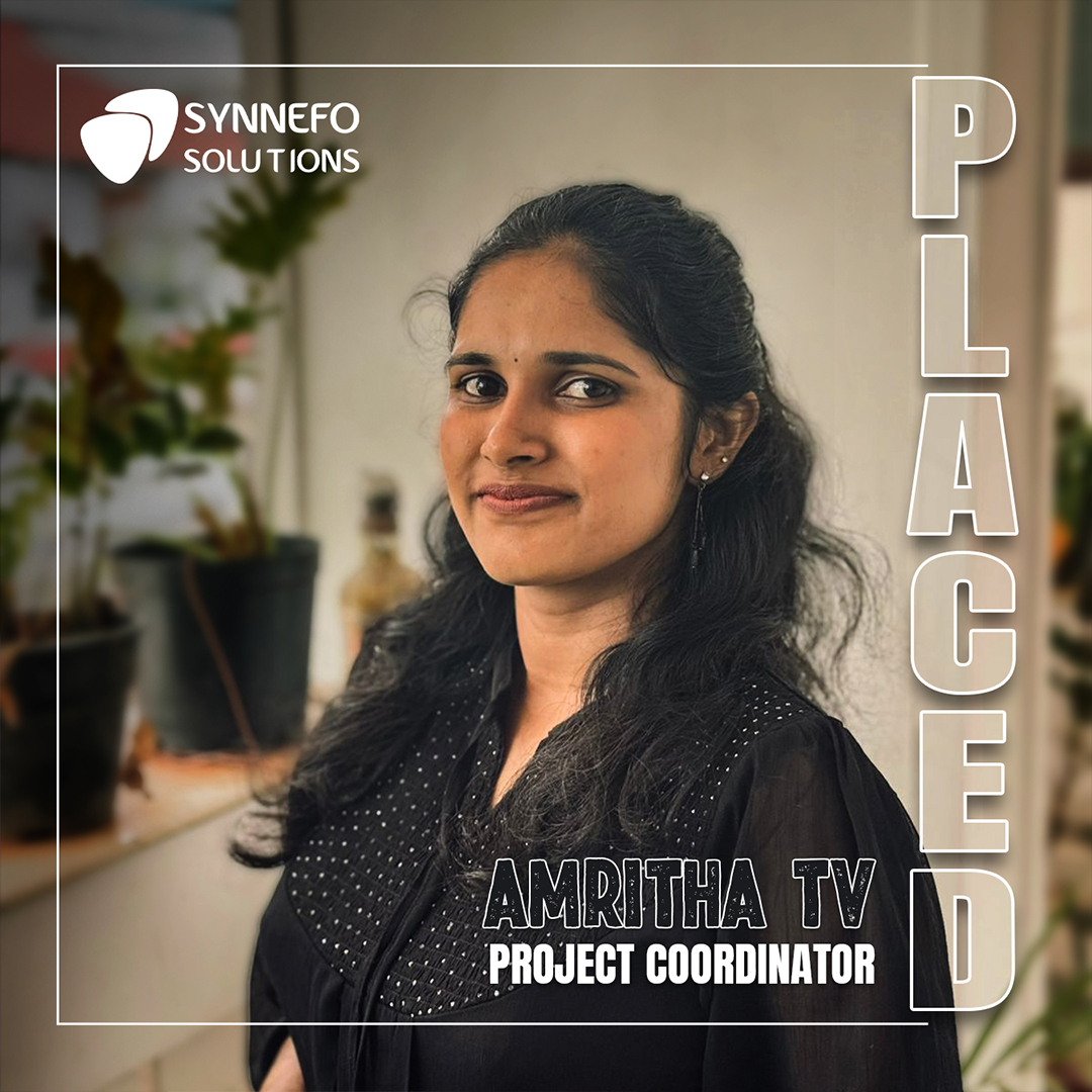 Amritha - Placement Milestone